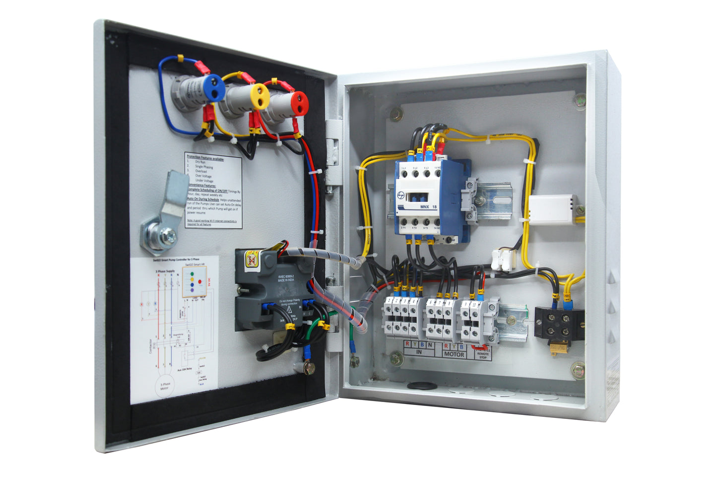 Smart Pump Controller for Three Phase pumps - All in One